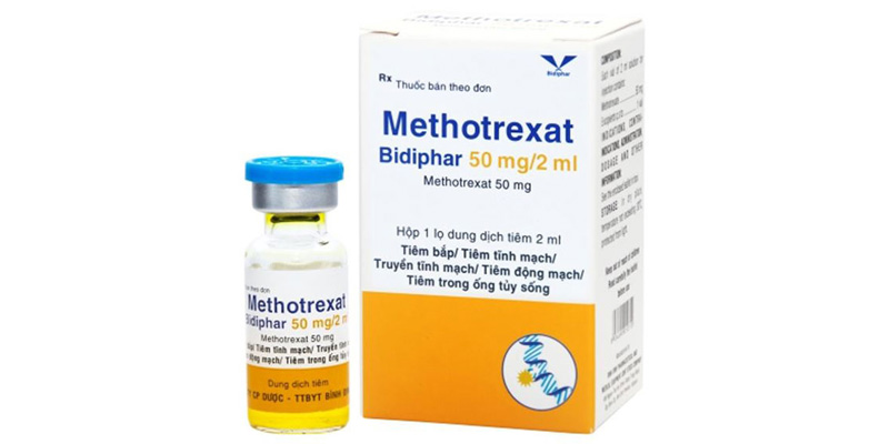 Thuốc tiêm Methotrexat Bidiphar 50mg/2ml