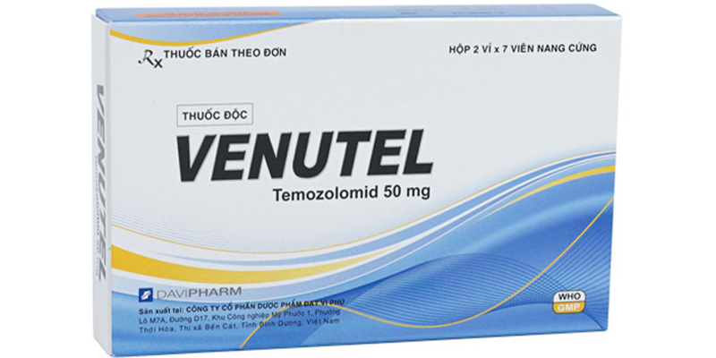 Viên uống Venutel 50mg Temozolomid