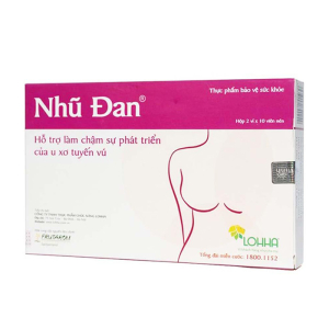 Nhũ Đan hỗ trợ làm chậm sự phát triển của u xơ tuyến vú 20 viên
