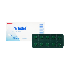 Parlodel 2.5mg Meda điều trị rối loạn tăng tiết sữa 30 viên
