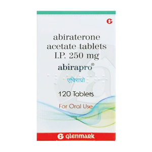 Abirapro 250mg Glenmark điều trị ung thư tuyến tiền liệt tuyến 120 viên