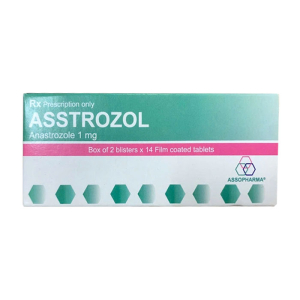 Asstrozol 1mg Assopharma điều trị ung thư vú ở phụ nữ sau mãn kinh 28 viên