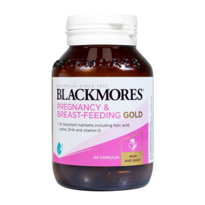 Blackmores Pregnancy Breast - Feeding Gold - Viên hỗ trợ sức khỏe phụ nữ mang thai 60 viên