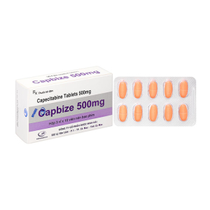 Capbize 500mg Mipharmco điều trị ung thư vú, ung thư dạ dày 30 viên