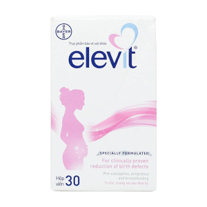 Elevit Bayer bổ sung vitamin tổng hợp cho bà bầu 30 viên