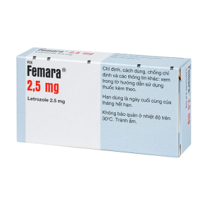 Femara 2.5mg Novartis hỗ trợ điều trị ung thư vú 30 viên