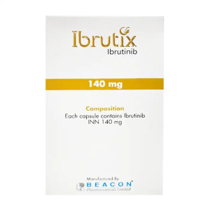 Ibrutix 140mg Beacon điều trị u lympho, bệnh bạch cầu 120 viên