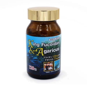 King Fucoidan và Agaricus hỗ trợ tăng cường sức đề kháng 120 viên 