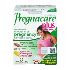 Pregnacare Plus Omega 3 - Viên uống bổ sung vitamin cho phụ nữ mang thai Vitabiotics 56 viên