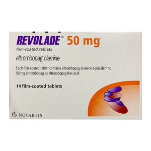 Revolade 50mg Novartis chống chảy máu do thiếu tiểu cầu 14 viên