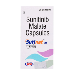 Sutinat 25mg Natco điều trị ung thư 28 viên
