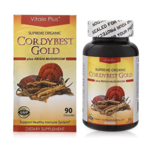 Tpbvsk đông trùng hạ thảo Vitale Plus Cordy Best Gold 90 viên 