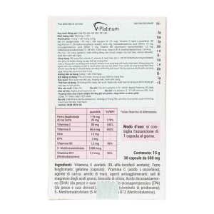 V-Platinum 5-MTHF 30 viên