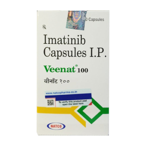 Veenat 100mg Natco điều trị bệnh bạch cầu dòng tủy 120 viên