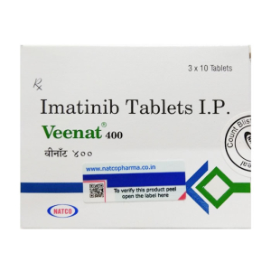 Veenat 400mg Natco điều trị bệnh bạch cầu dòng tủy 30 viên