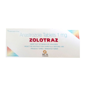Zolotraz Anastrozole 1mg Sun Pharma điều trị ung thư vú 28 viên